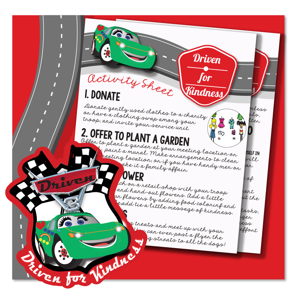 CARS Driven for Kindness Activity Sheet"
