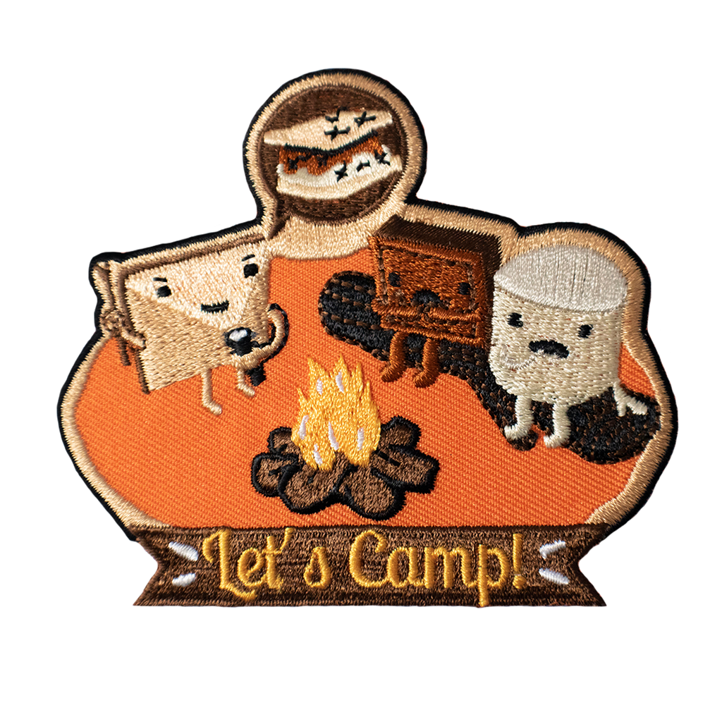 Let's Camp (Orange) Patch