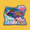 I SOLD COOKIES TO ALL 50 STATES CUSTOM PATCH (2 versions "I" and "WE" Sold)