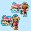 Crazy for Knots Patch    (2 Shade Options - Light/Med)