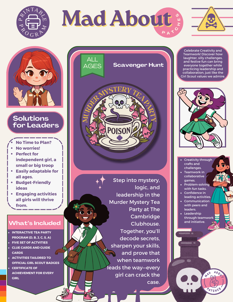 Murder Mystery Tea Party Activity