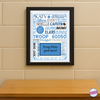 Personalized GS Word Art Photo Keepsake