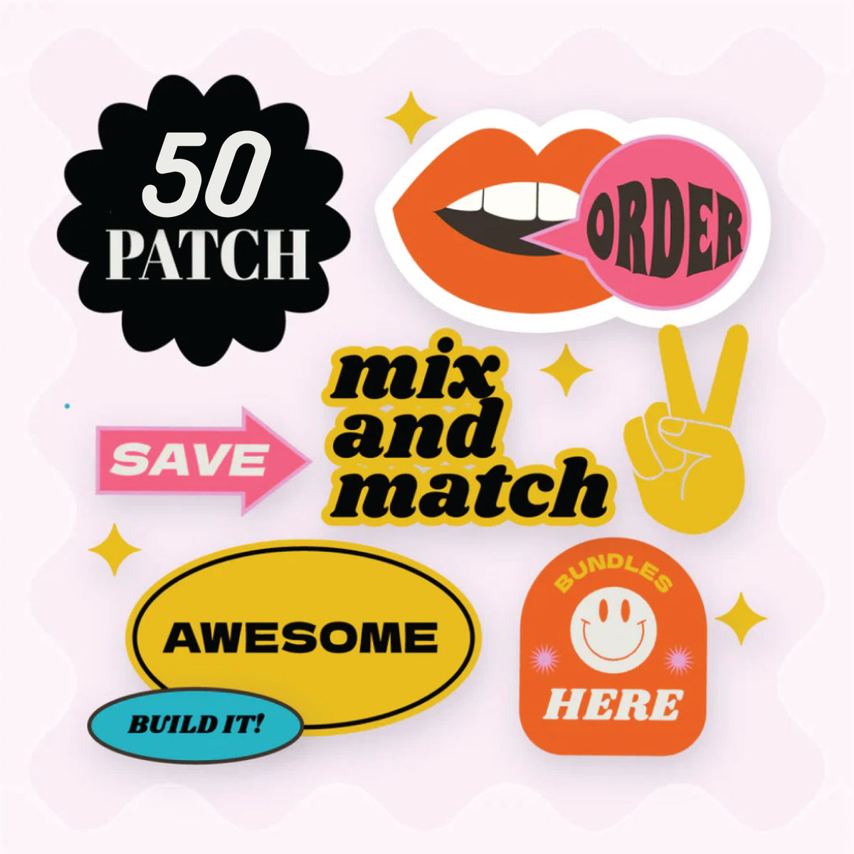 SAVE $25.00 ON 50 Patch Mix and Match Bundle – Mad About Patches display picture 1