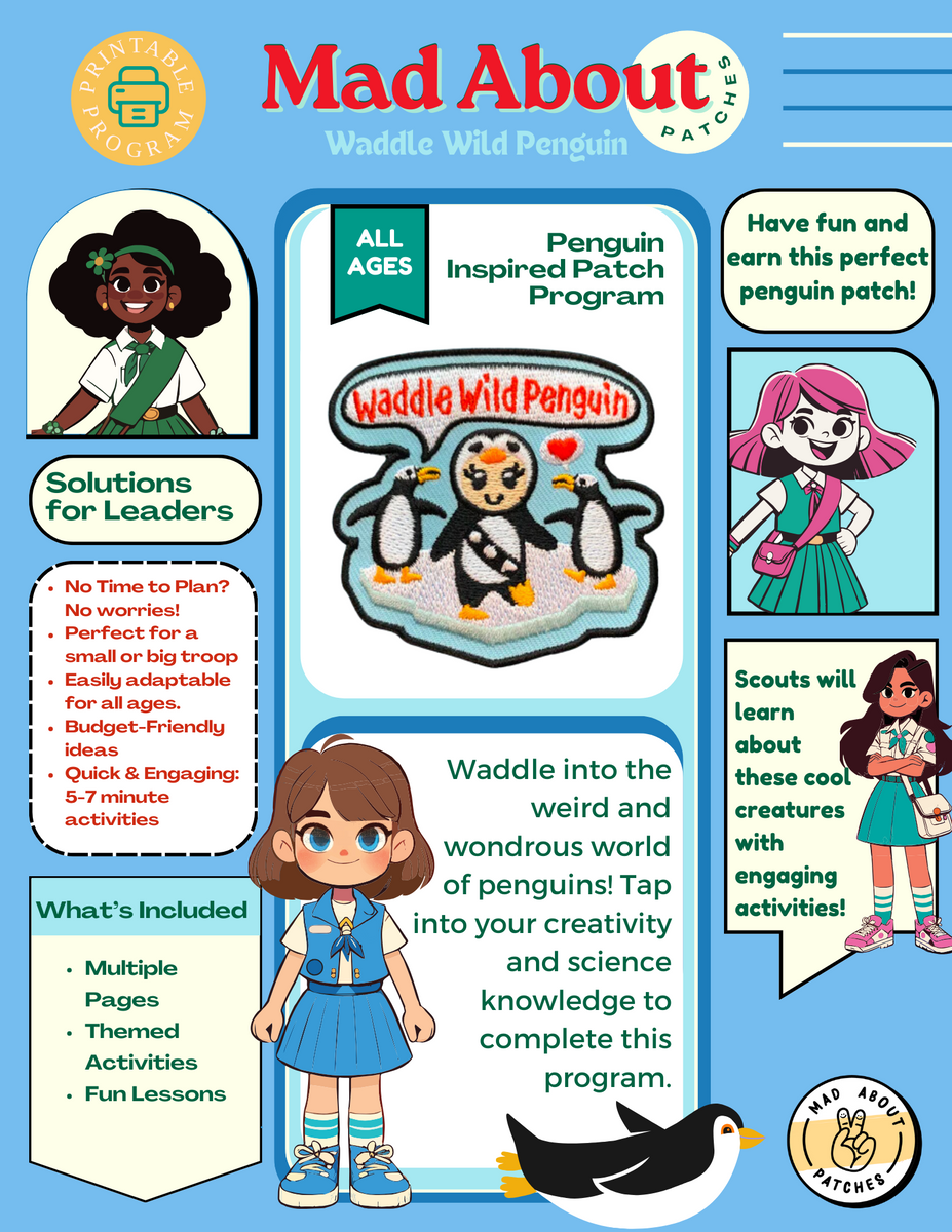 Waddle Wild Penguin Activity Sheet Mad About Patches