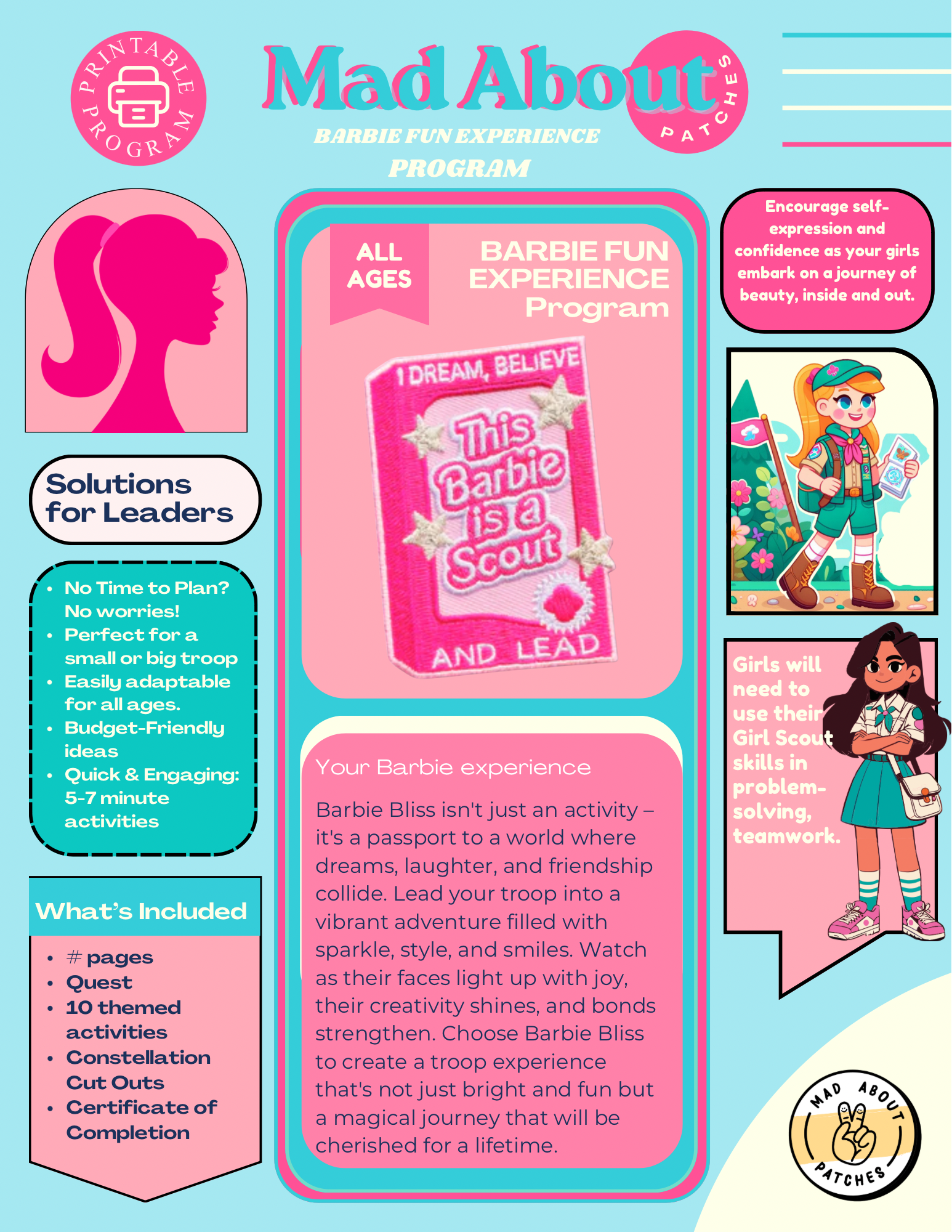 Barbie Fun Experience Program – Mad About Patches