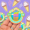 National Ice Cream Month 2024 Custom Patch