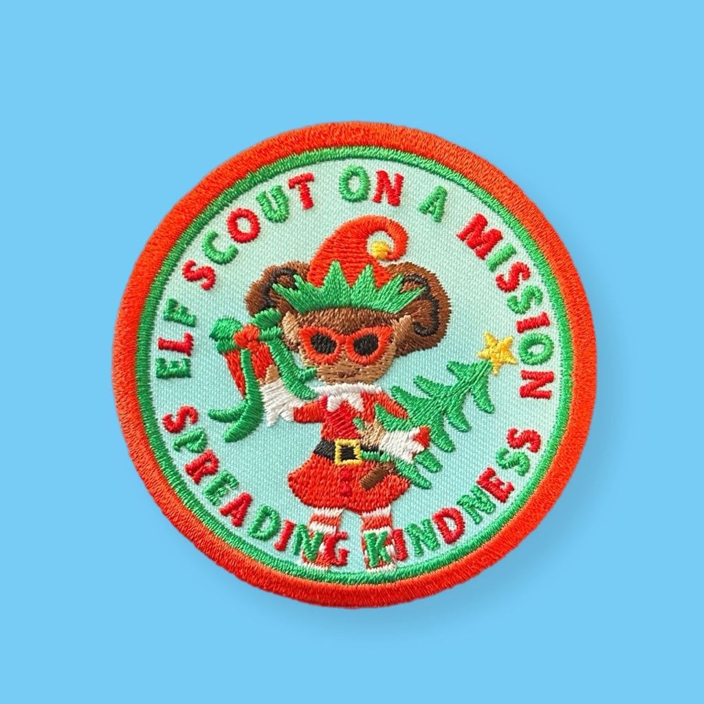 Elf Scout On A Mission - Spread Kindness Patch (med tone)