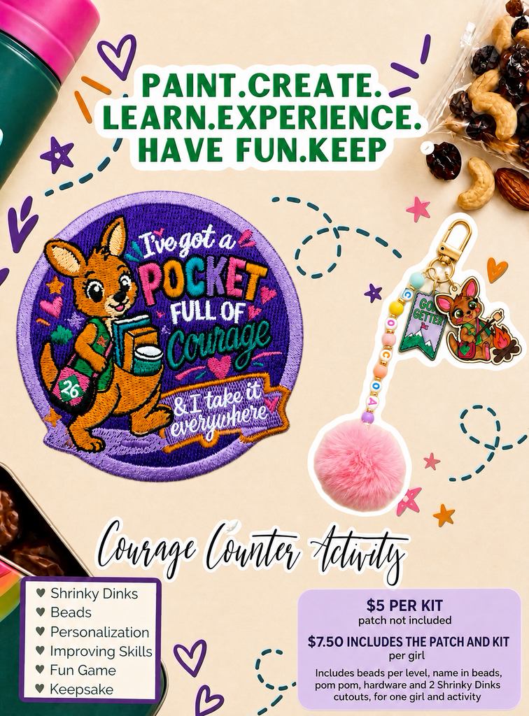 Pocket Full of Courage – Fall Product Patch (Iron On Patch)