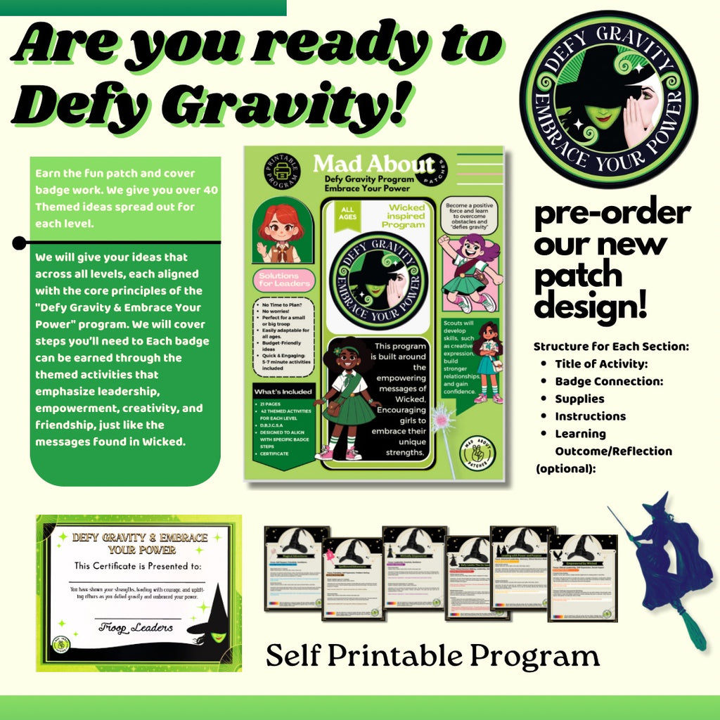 Defy Gravity & Embrace Your Power Program – Mad About Patches