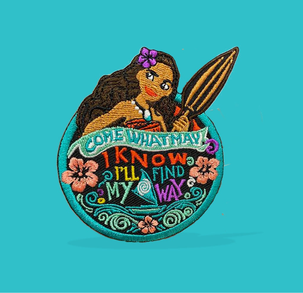 Come What May, I Know I'll Find A Way, Moana 2 inspired Patch