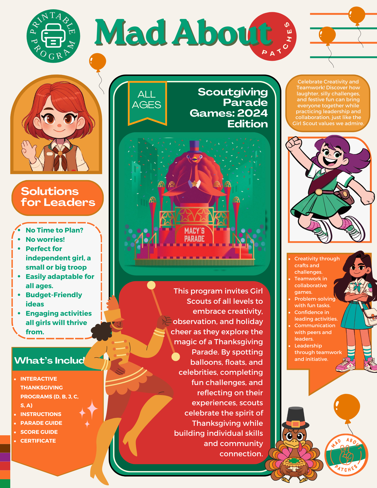Macy’s Thanksgiving Day Parade Program – Scoutsgiving Games: 2024 Edit ...
