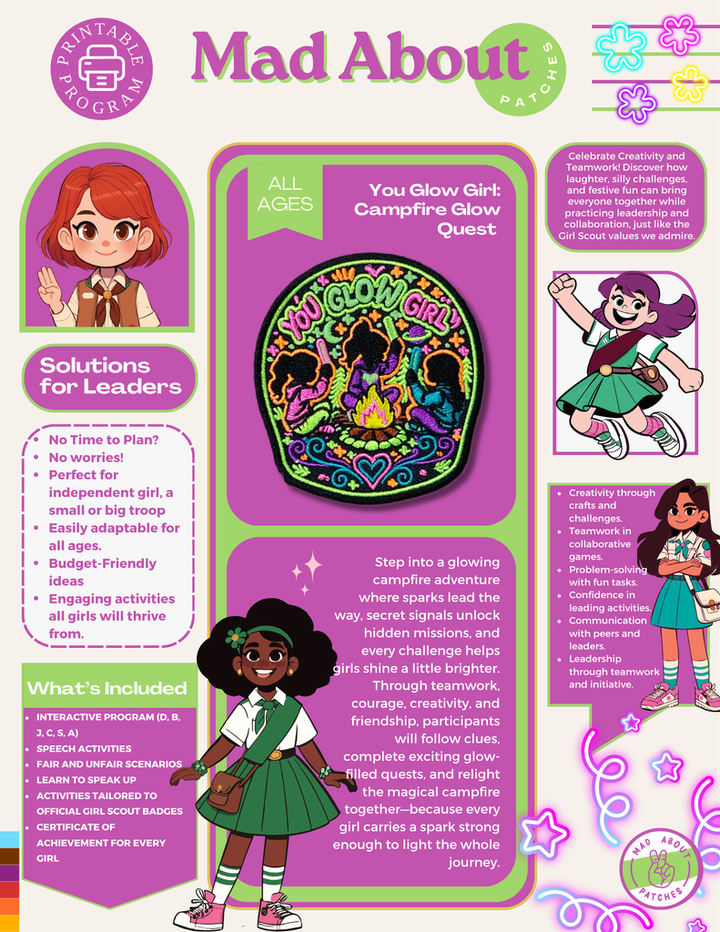 You Glow Girl: Campfire Glow Quest