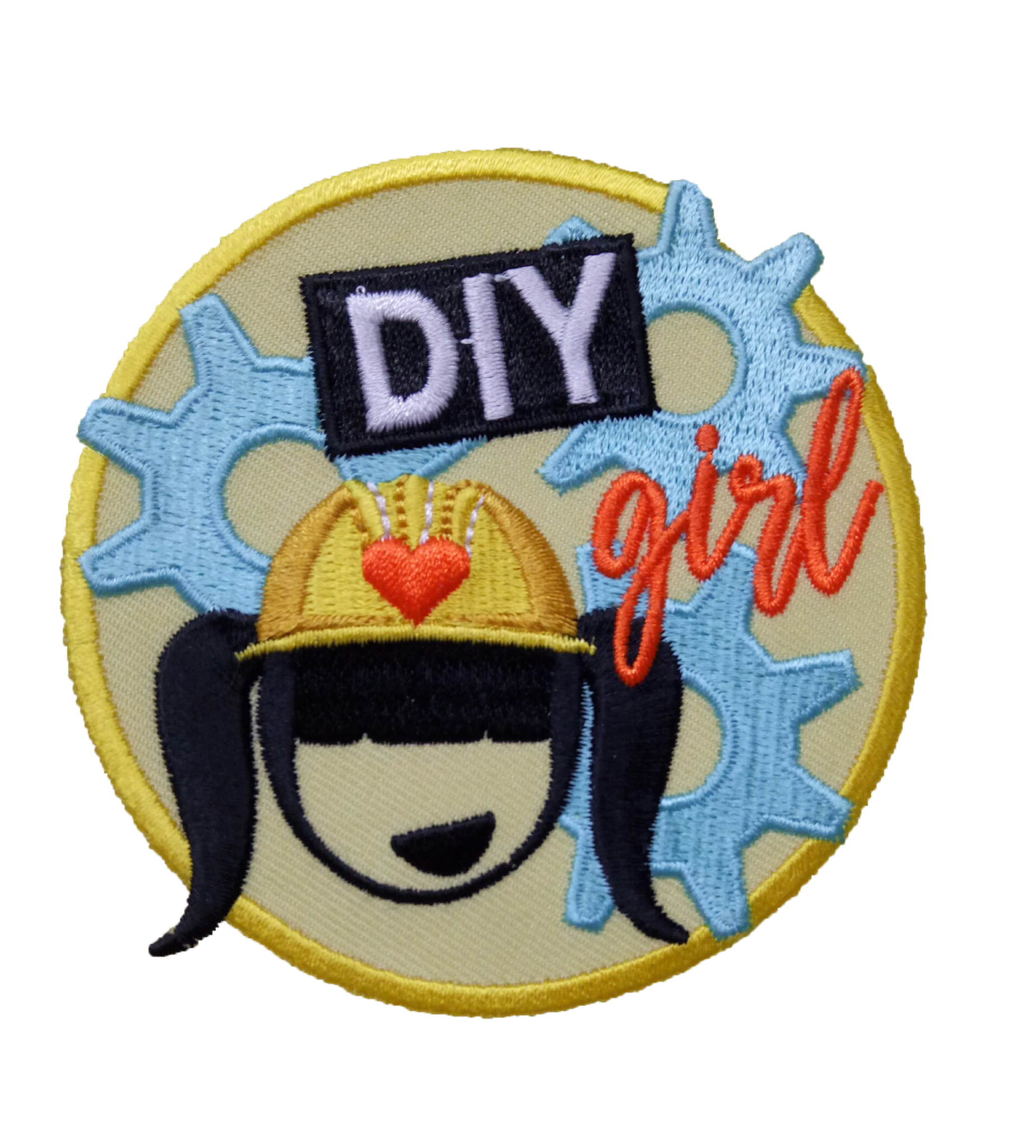Machine Girl Patch DIY Girl Patch – Mad About Patches