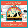 It's a Hukuna Matata Kinda Scout Movie Day Activity Sheet