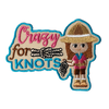 Crazy for Knots Patch    (2 Shade Options - Light/Med)