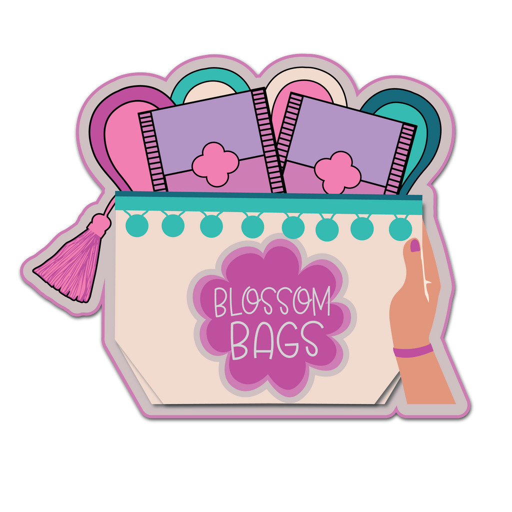 Blossom Bags, A healthy part of a girl's life, PERIOD!