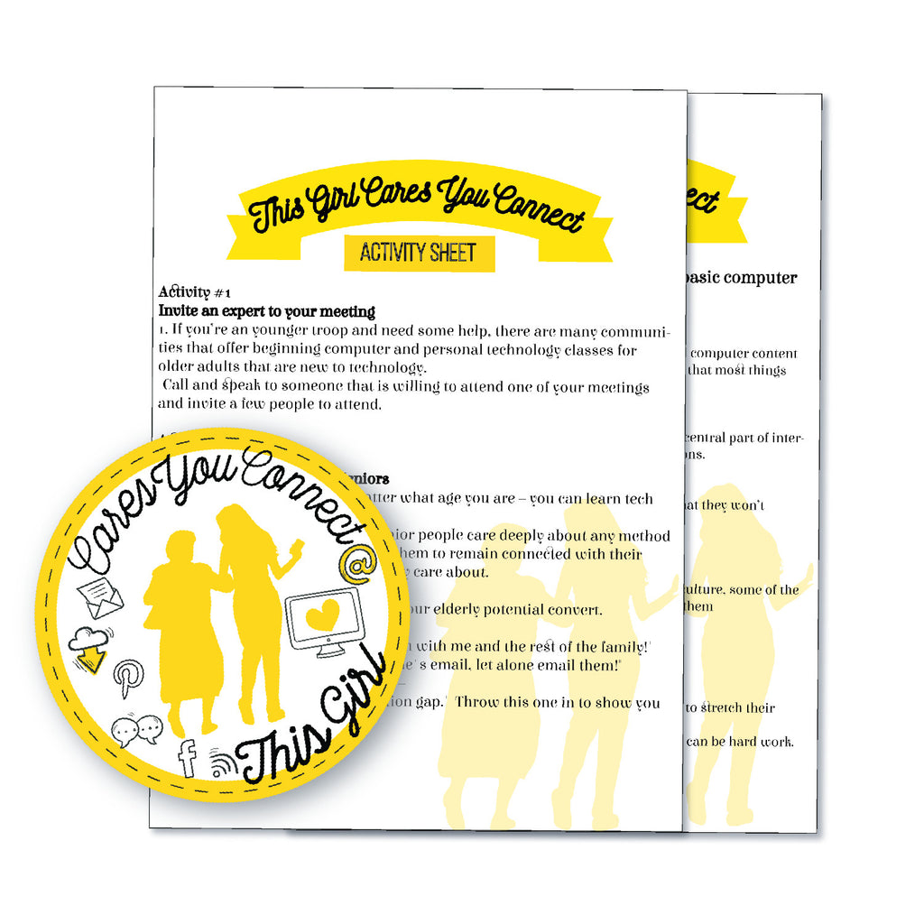 This Girl Cares You Connect Activity Sheet