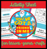 You've Got A "NEW" Friend In Me Activity Sheet