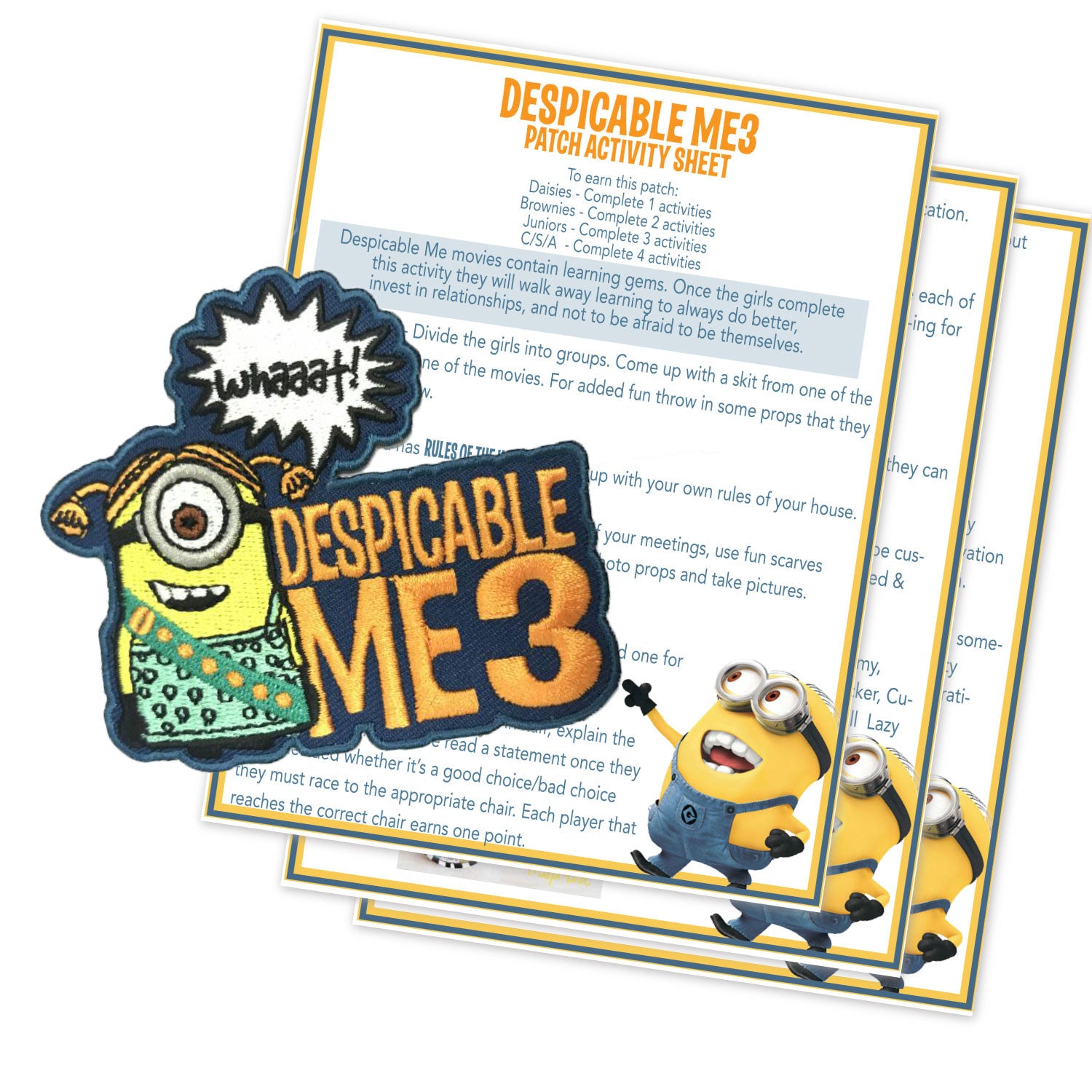 Despicable Me Printables Too