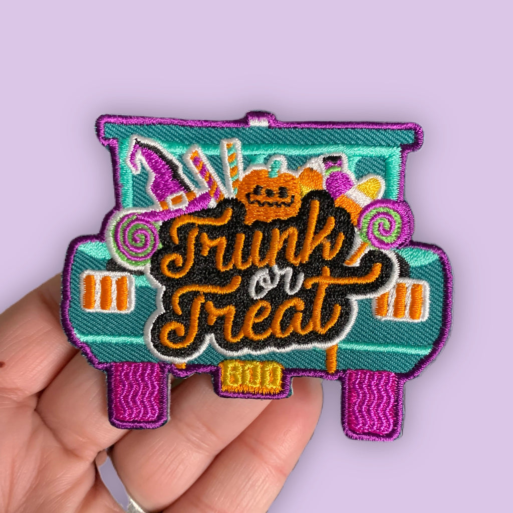 Trunk or Treat Halloween Patch